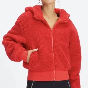 Fabletics Women's Summit Teddy Sherpa Jacket.